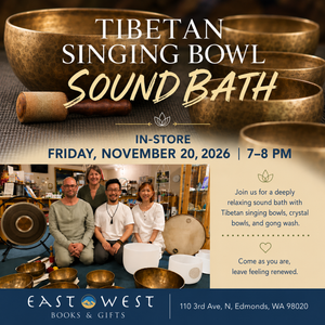 Tibetan Singing Bowl Sound Bath in Store - November 20, Friday 2026 7-8 pm
