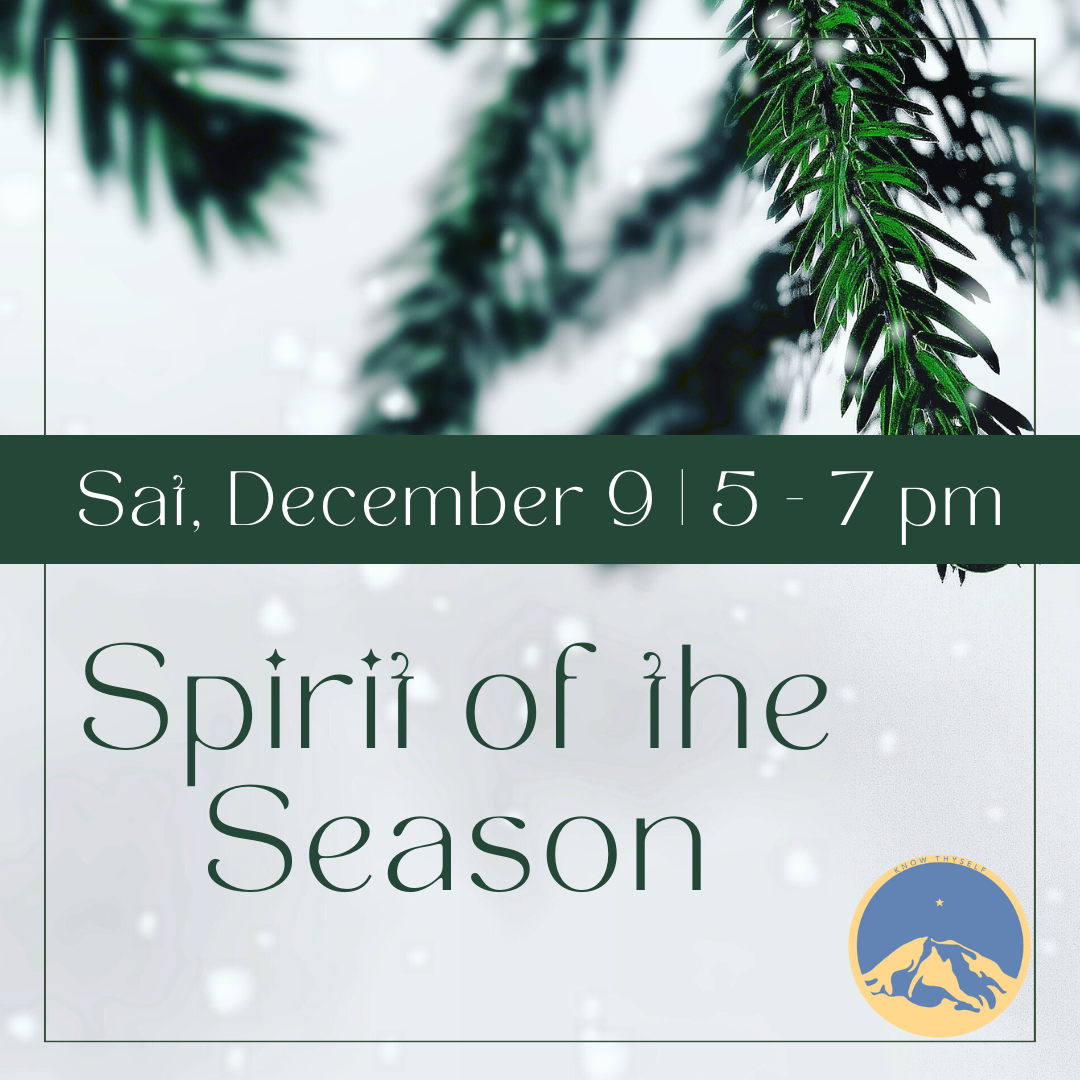 December 9, 2023 - Friday 5-7pm PST - Spirit of the Season - at East West in Edmonds